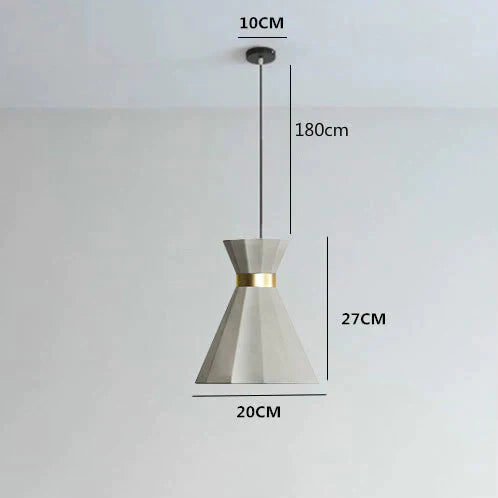 Cement Chandelier Industrial Wind Lamp Modern Simple Bar Bedroom Bedside Small B / Without Light