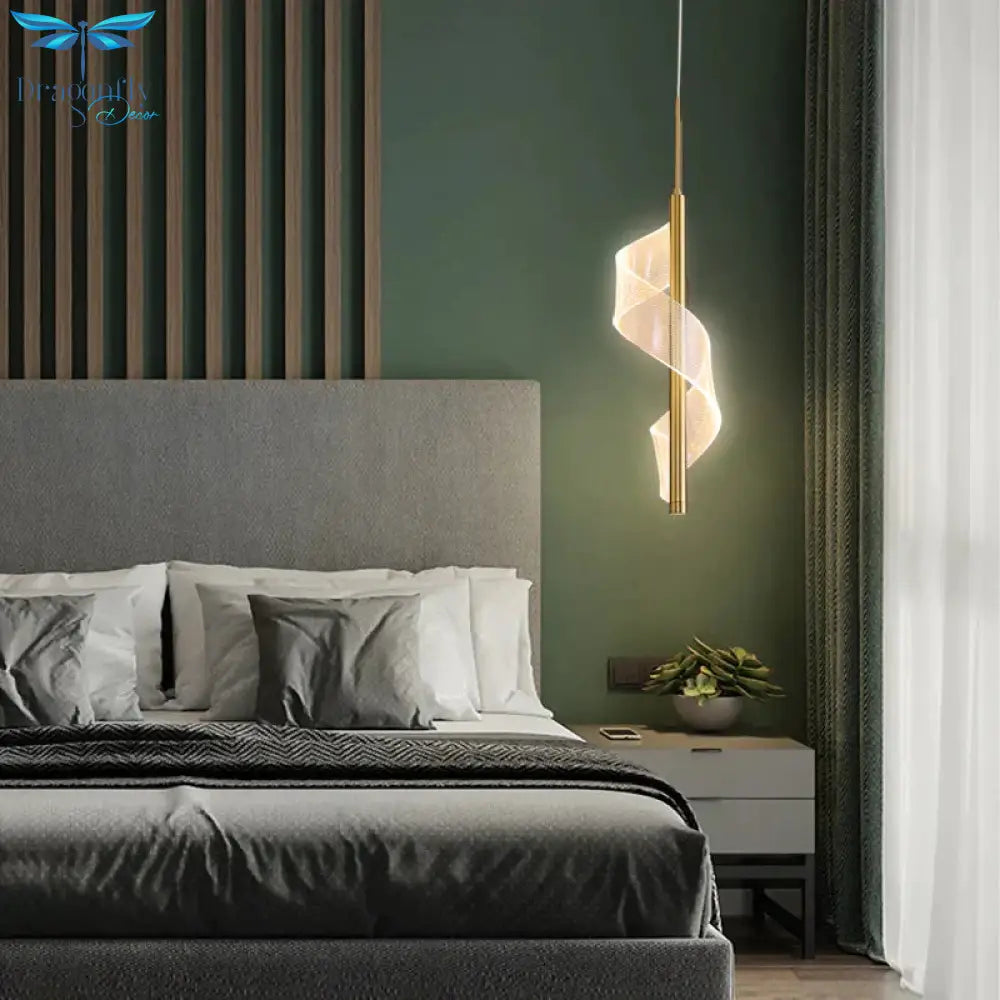 Bedroom Bedside Chandelier Minimalist Modern Luxury Living Room Background Wall Online Celebrity