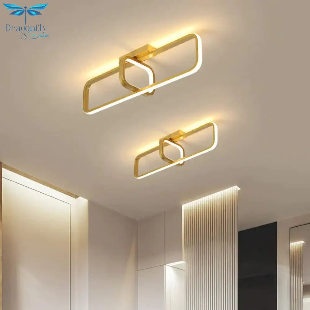 Bedroom Lamp Modern Simple Creative Warm Home Study Living Room Led Ceiling