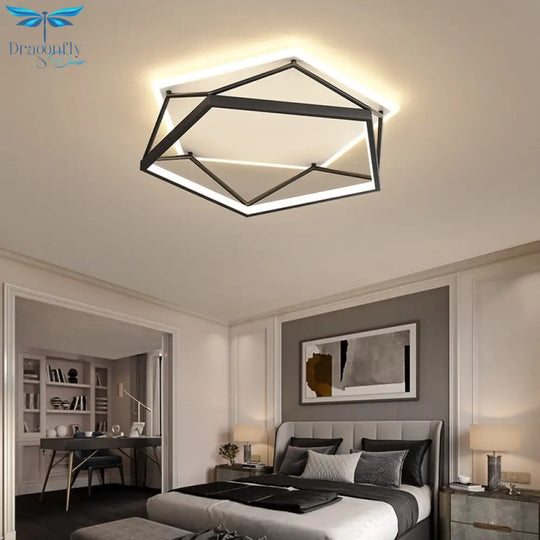 Bedroom Led Ceiling Lamp Simple Modern Master Bedroom Nordic Luxury Ins Net Red Room Creative
