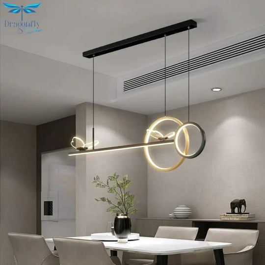 Butterfly Chandelier Simple Modern Dining Room Lamp Luxury Designer Long Table Nordic Bar Pendant