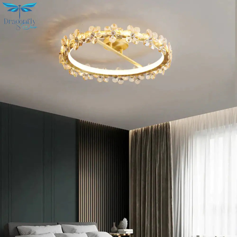 Ceiling Lamp Atmosphere Light Luxury Living Room Crystal Dining Creative Personality In The Bedroom