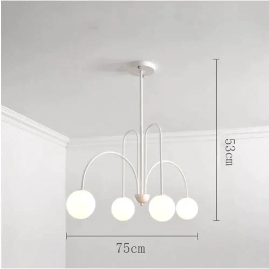 Chandelier Living Room Lamp Simple Modern Atmosphere Bedroom Light Luxury Style Restaurant Creative