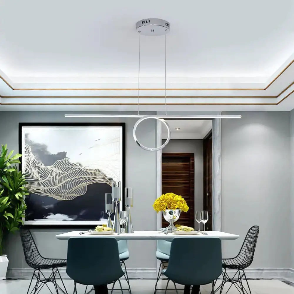 Chrome Gold Plated Pendant Lights For Dining Room Kitchen Corridor Lamp Hanging Fixtures / Haning