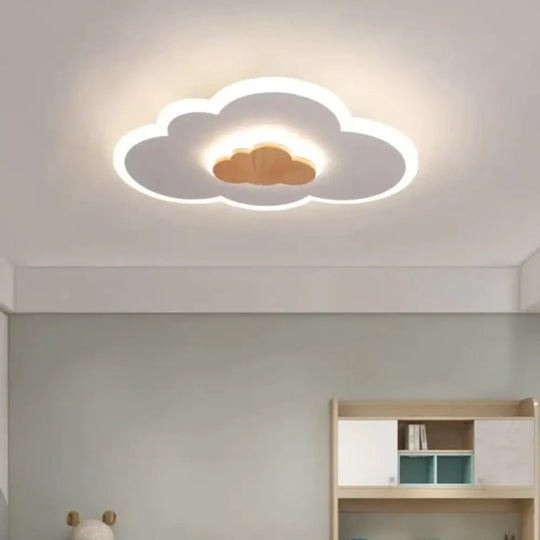 Cloud Ceiling Lamp Led Creative Bedroom Children’s Room Lamps As Show / Dia40Cm White Light