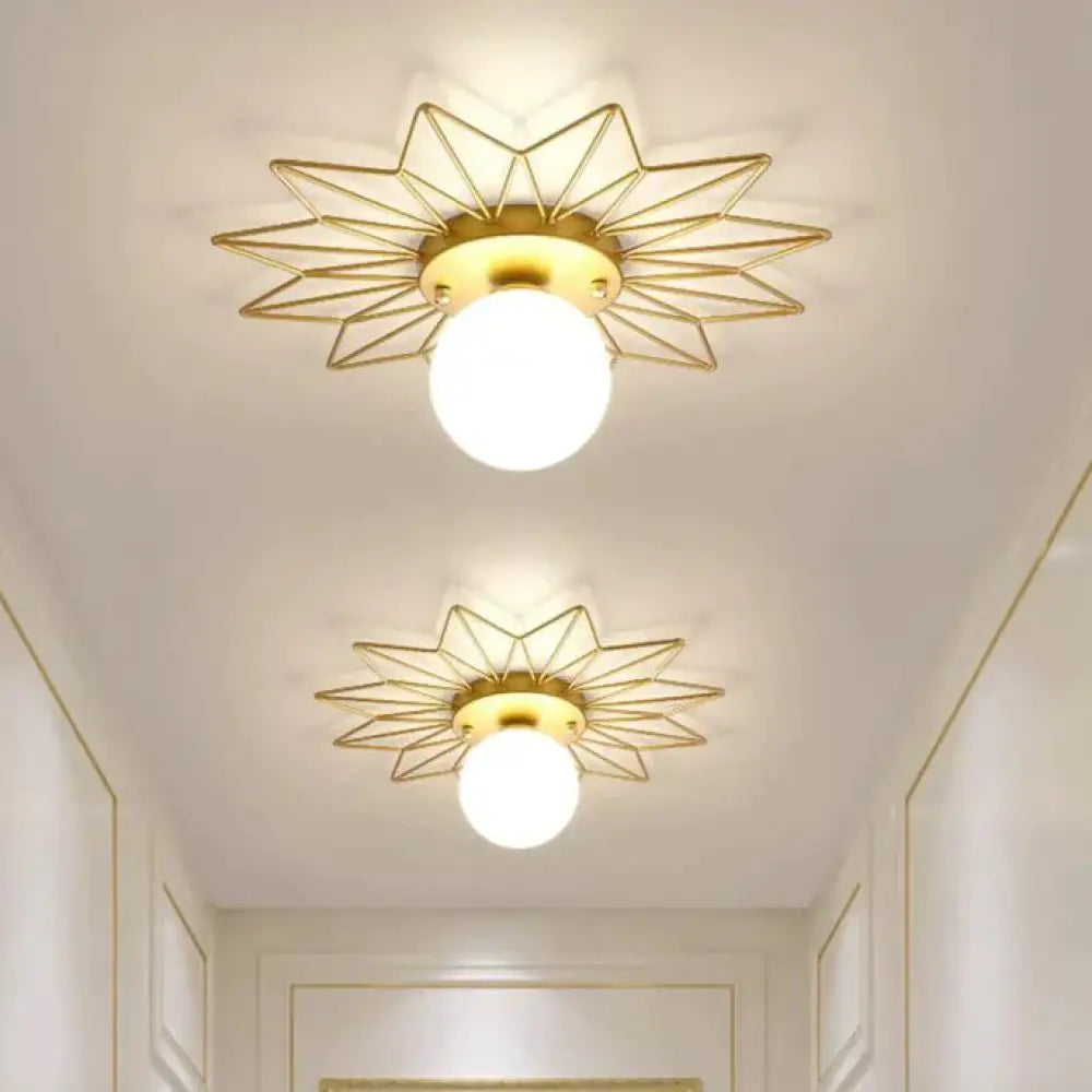 Corridor Light Acrylic Lampshade Ceiling Lamp A 35Cm Trichromatic Light