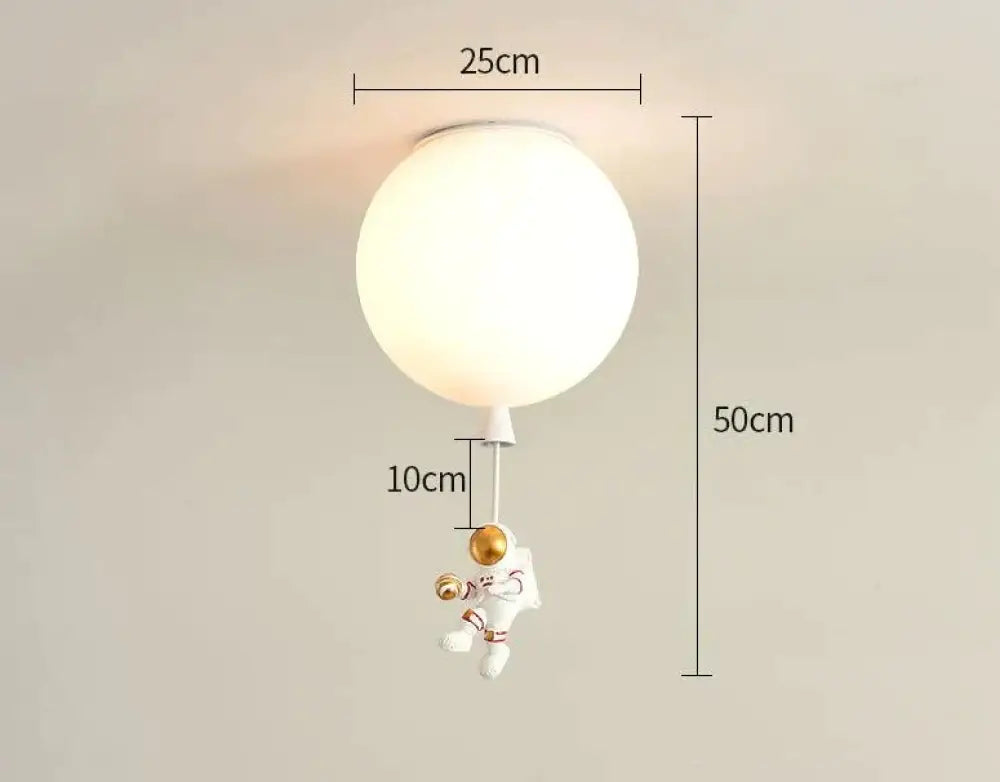 Creative Astronaut Children’s Room Lamp Bedroom Ceiling B
