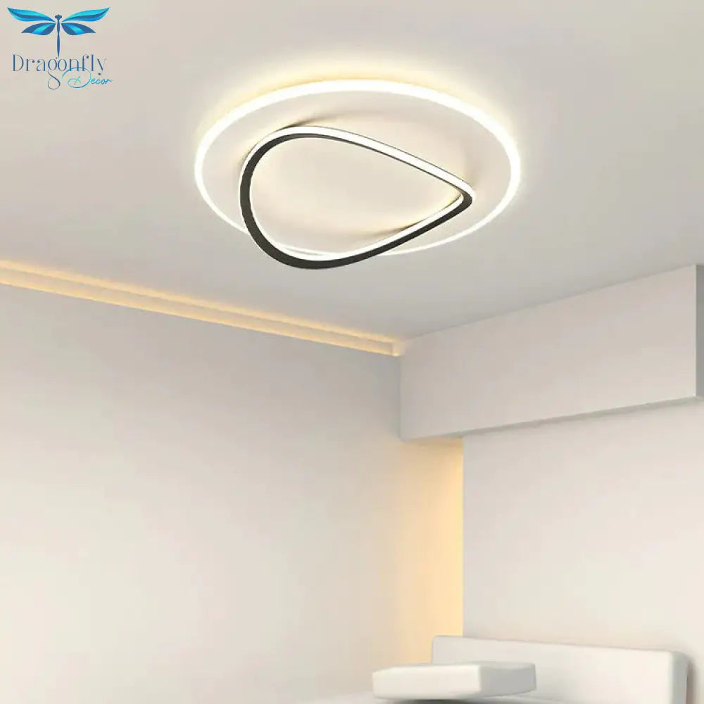Creative Bedroom Master Lamp Minimalist Round Restaurant Room Ceiling Led Lamps