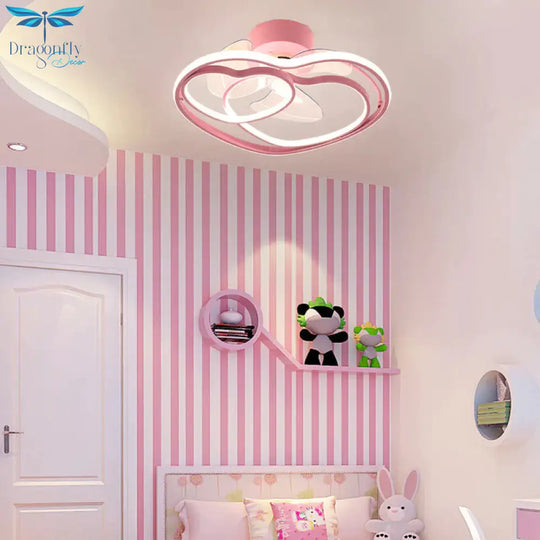 Creative Ceiling Fan Lamp Led