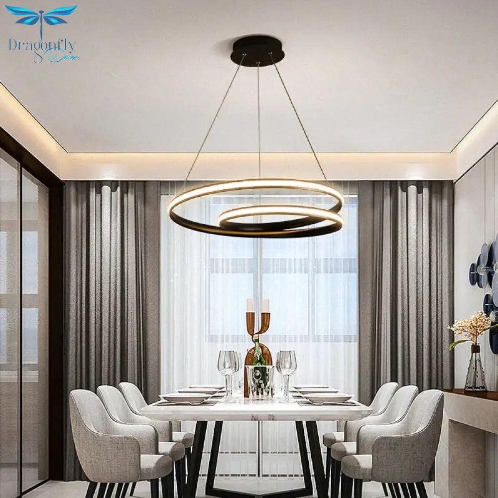 Creative Modern Led Pendant Lights For Living Room Dining Bedroom