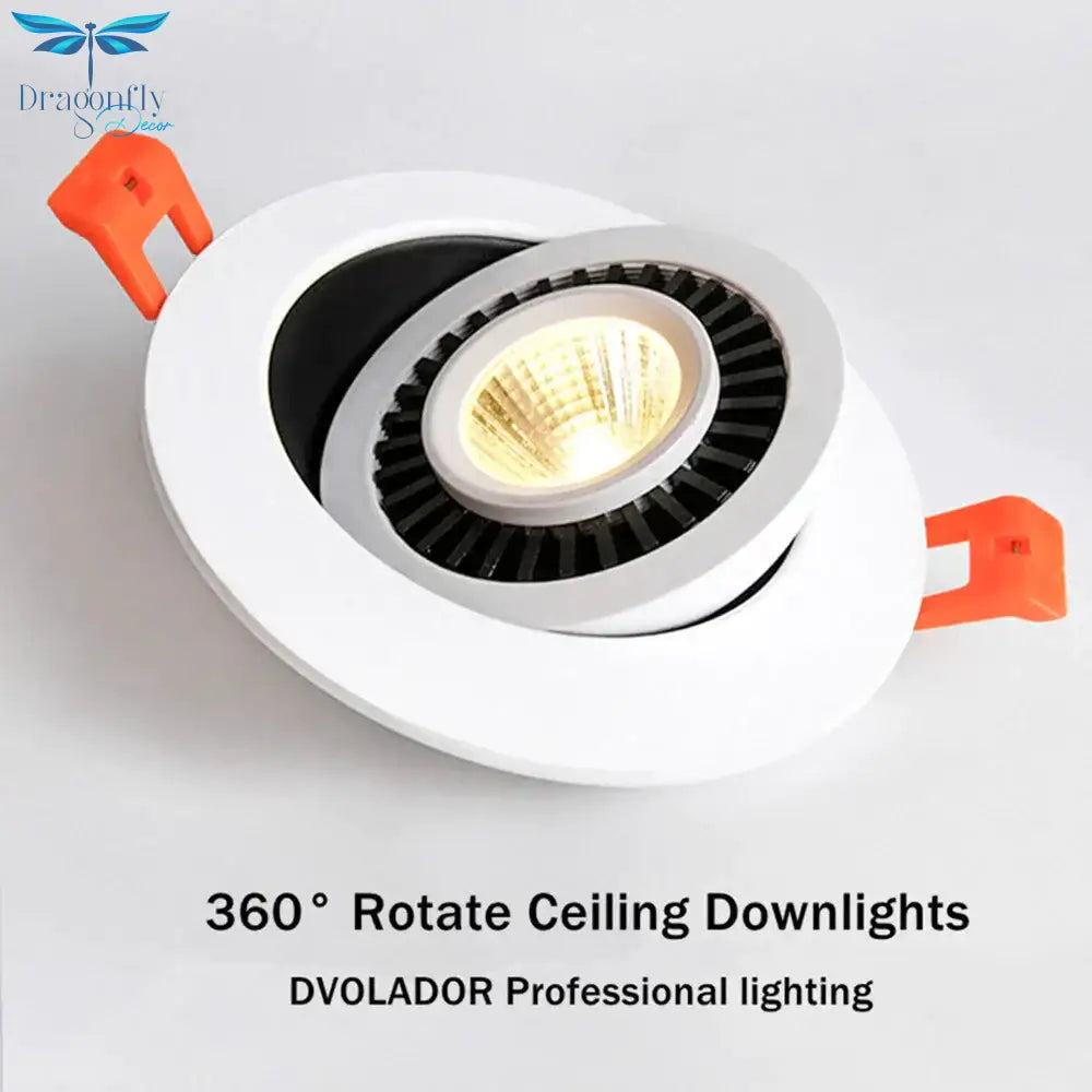 Damaris - Dimmable Led Down Light Lamp Cob Ceiling Light 5W 7W 10W 12W Recessed Ceiling Spot Lights