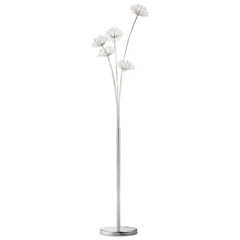 Dandelion Floor Lamp Ins Wind Minimalist Vertical Personality Living Room Bedroom Crystal