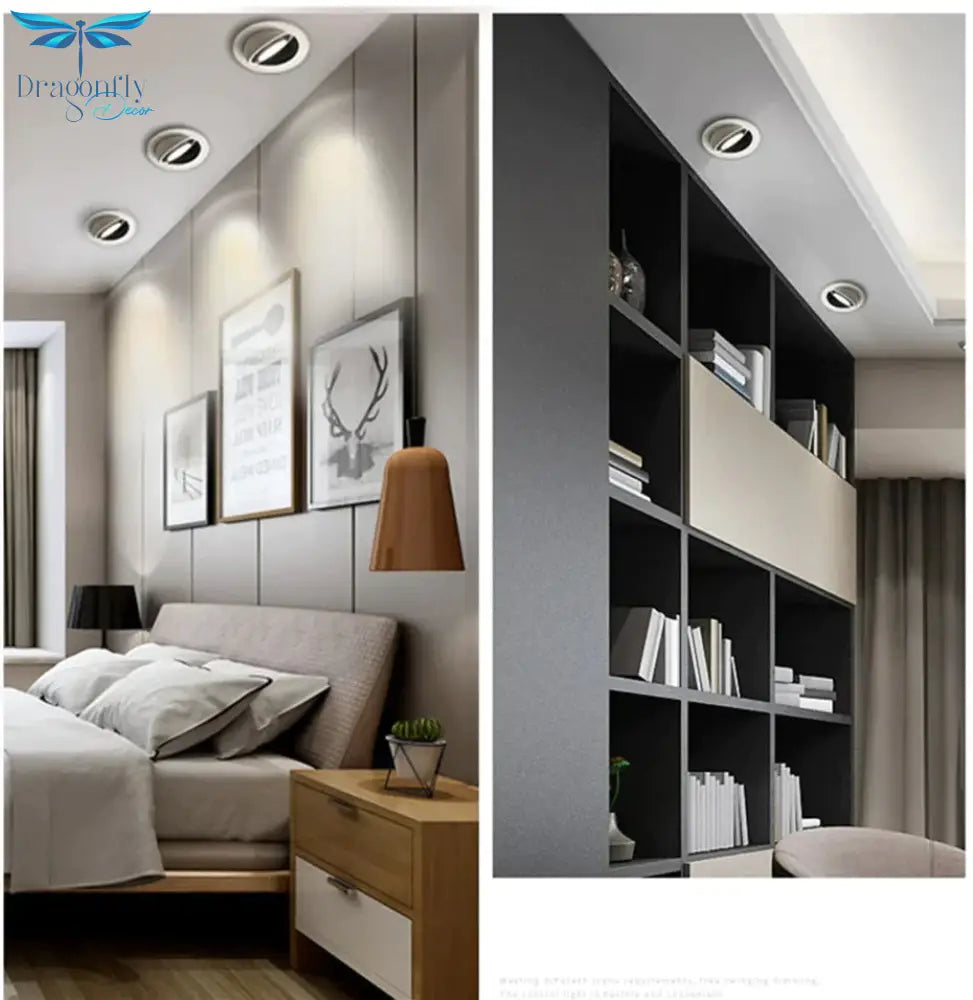 Dimmable Led Down Light Lamp Cob Ceiling Light 5W 7W 10W 12W Recessed Ceiling Spot Lights For