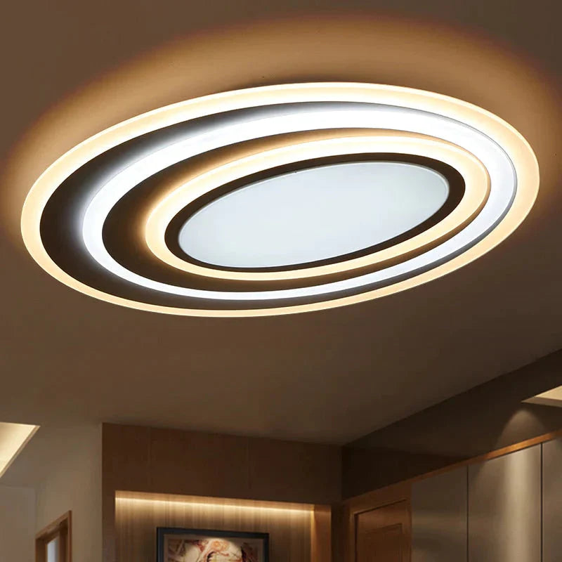 Dimming + Remote Control Modern Led Ceiling Lights For Living Room Bedroom 3 Color Temperature New