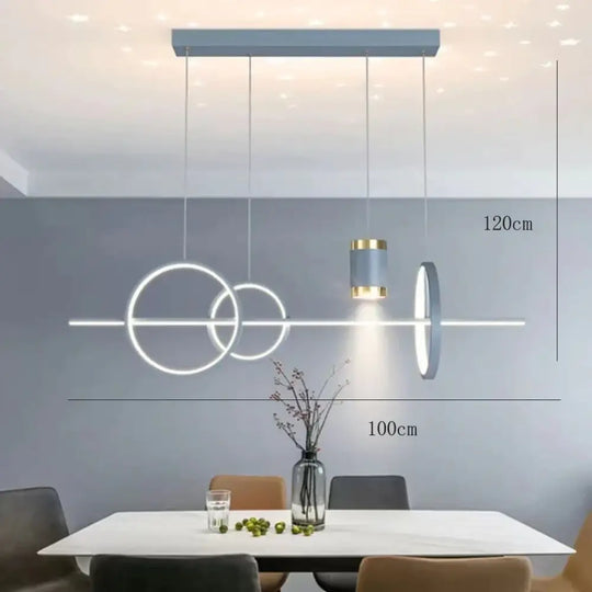 Dining Light Luxury Chandelier Modern Simple Long Room Table Bar Designer Creative Starry Sky Lamps