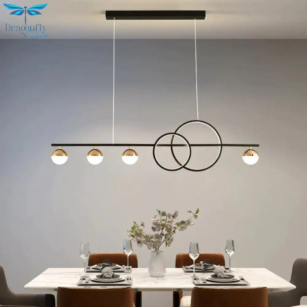 Dining Room Chandelier Minimalist Luxury Long Table Bar Lamps Pendant
