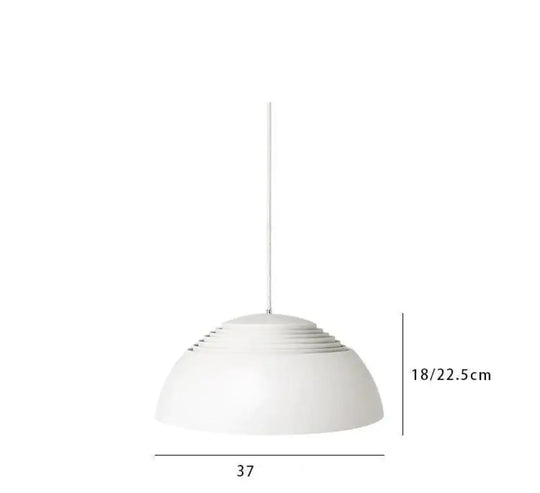 Dining Room Table Bar Chandelier Nordic Modern Minimalist White / Dia37Cm Pendant