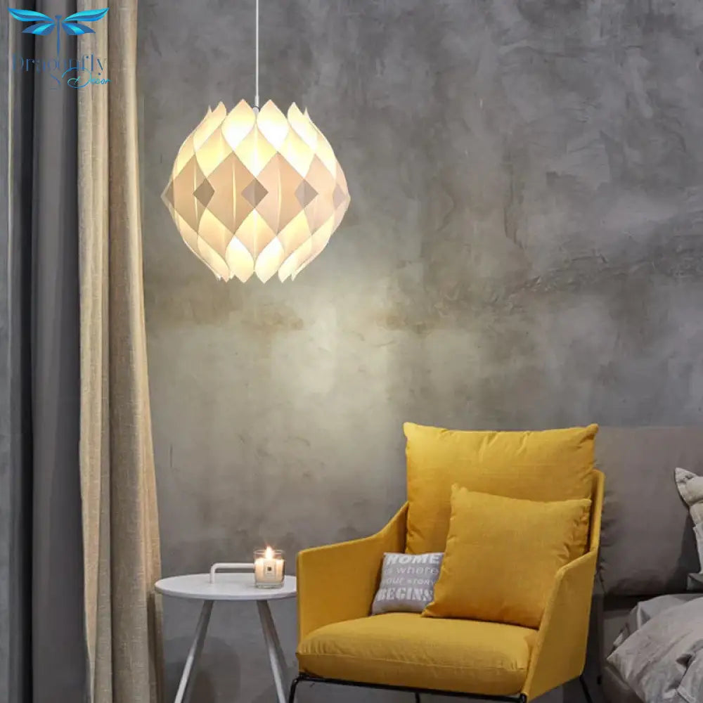 Diy Puzzle Pendant Lamp E27 Pendant Light Cafe Living Room Restaurant Ceiling Decoration Led Hanging