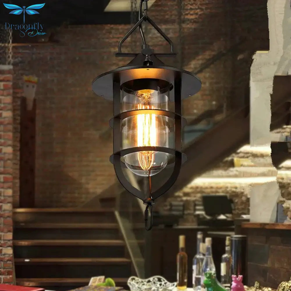 Dock Chandelier American Country Loft Retro Industrial Style Restaurant Cafe Clothing Store
