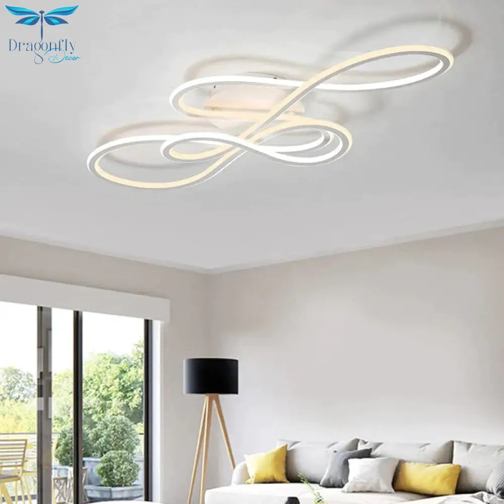 Double Glow Modern Led Ceiling Lights For Living Room Bedroom Lamparas De Techo Dimming Lamp