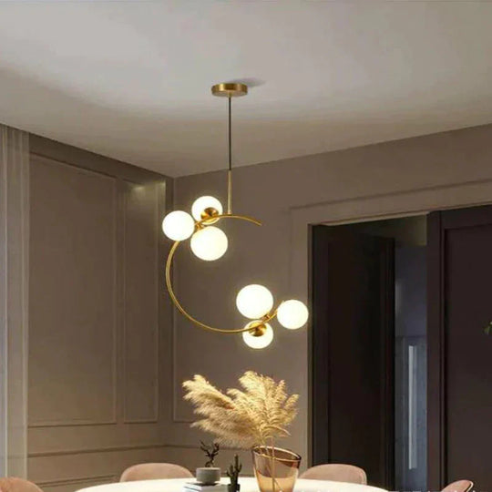 Nordic Corridor Lamp Creative Chandelier Bedroom Glass Light Luxury Decorative Lamps Pendant