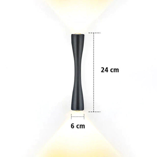 Elaine | Outdoor Waterproof Lamp Black 24Cm / 9.4’ Warm White Lighting