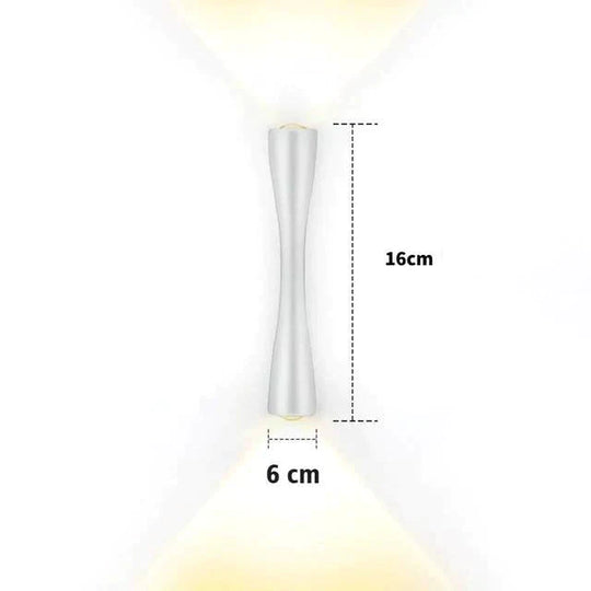 Elaine | Outdoor Waterproof Lamp White 16Cm / 6.2’ Warm Lighting