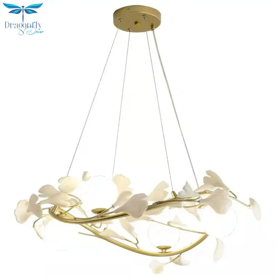 Elsa Nordic Luxury Leaves Led Chandelier: A Modern Masterpiece For Your Home Pendant Light