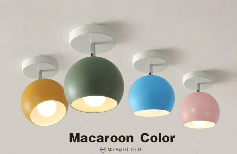 Emilia Novelty Indoor Lightings Colorful Led Pendant Lights Marca Lampshade The Corridor Porch