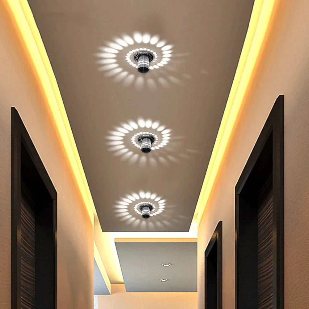 Erin - Creative Led Ceiling Lights 3W Modern Led Lamps Colorful Wall Sconce Living Room Surface