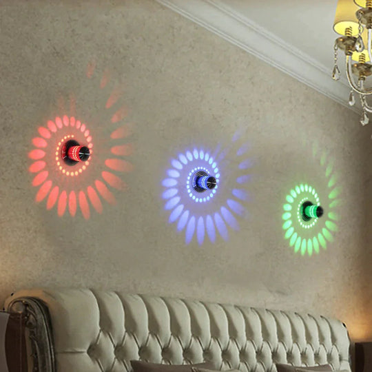 Erin - Creative Led Ceiling Lights 3W Modern Led Lamps Colorful Wall Sconce Living Room Surface