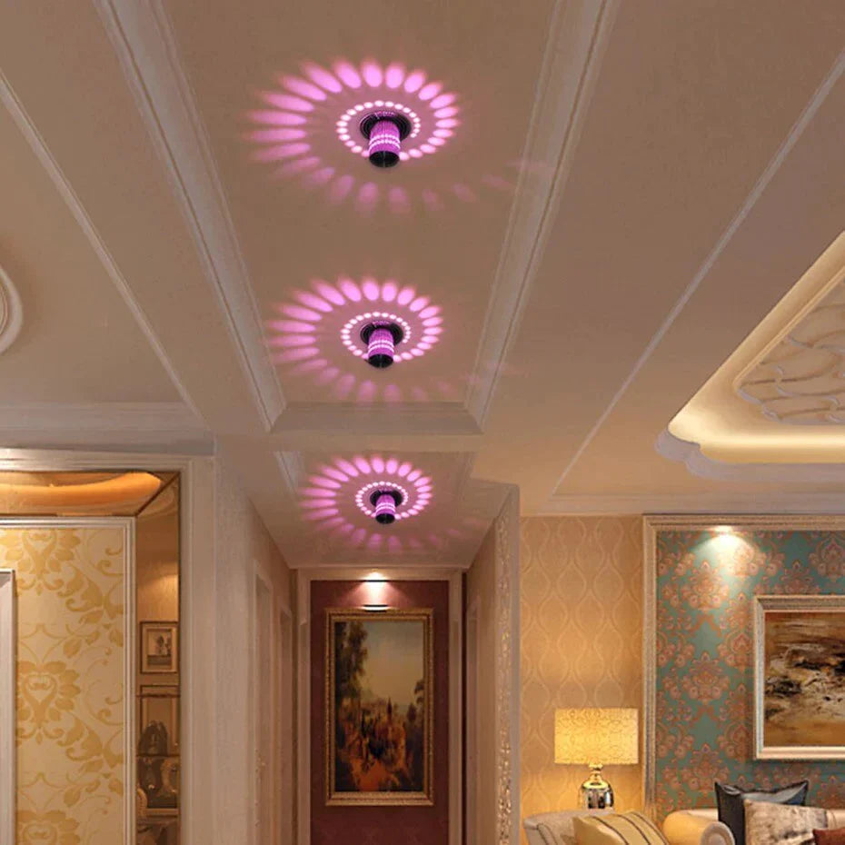 Erin - Creative Led Ceiling Lights 3W Modern Led Lamps Colorful Wall Sconce Living Room Surface