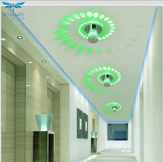 Erin - Creative Led Ceiling Lights 3W Modern Led Lamps Colorful Wall Sconce Living Room Surface