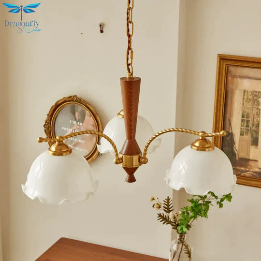 European Style Chandelier Restaurant Bedroom Lamp Creative Retro Iron Art Living Room Modern Simple