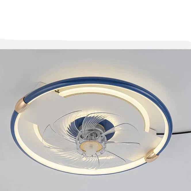 Fan Ceiling Lamp Light In The Bedroom Living Room Restaurant Invisible Indoor Simple Ultra - Thin