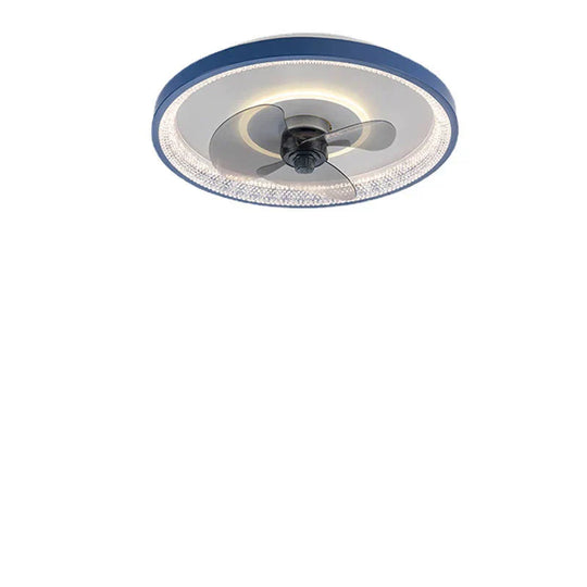 Fan Ceiling Lamp Light In The Bedroom Living Room Restaurant Invisible Indoor Simple Ultra - Thin