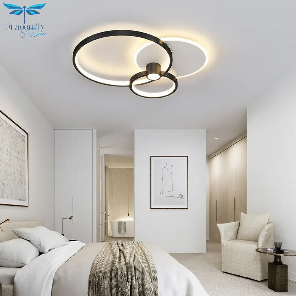 Fixture Combination Living Room Chandeliers Modern Minimalist Luxury Bedroom Atmosphere Led Ceiling