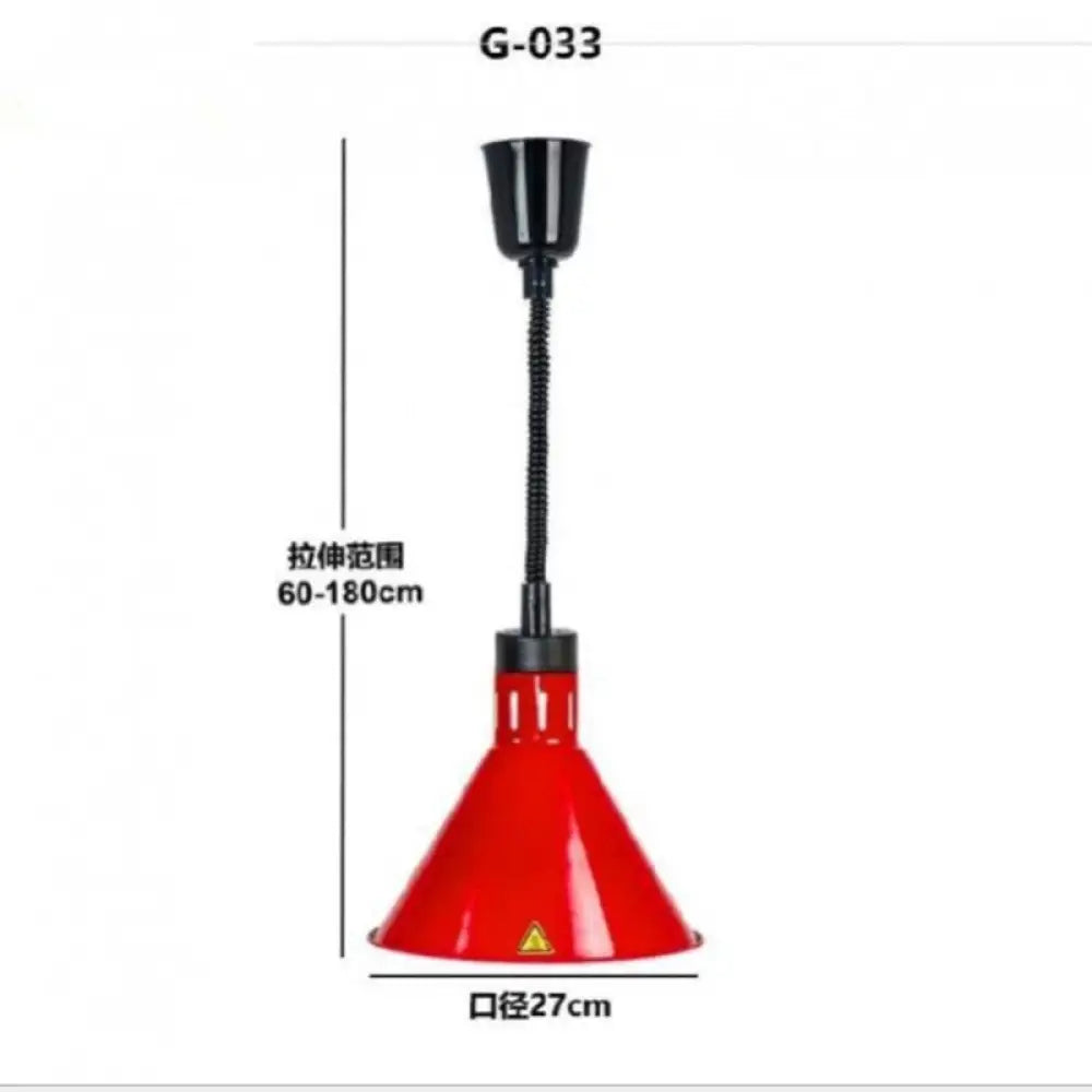 Food Warmer Pendant Light Hanging Lamp For Ceiling Restaurant Table Kitchens 250W Electric Heating