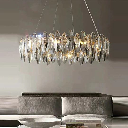 Genesis - Modern Luxury Crystal Chandelier Round/Wave Design