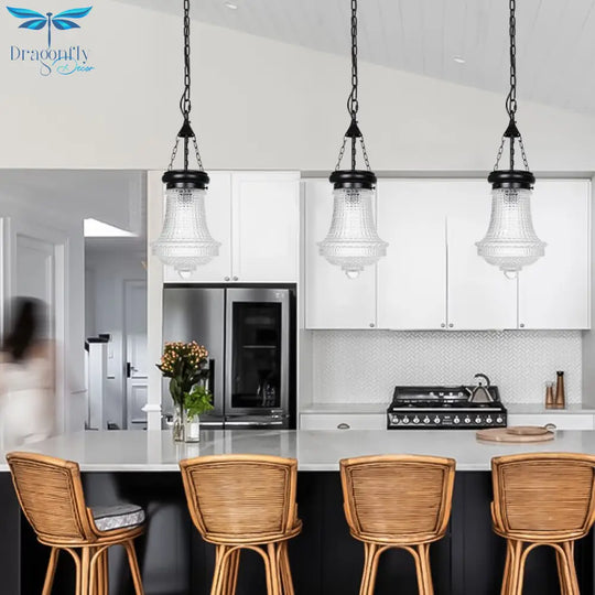 Glass Lampshade Pendant Lights Kitchen Island Suspension Luminaire Dining Room Entrance Bedroom
