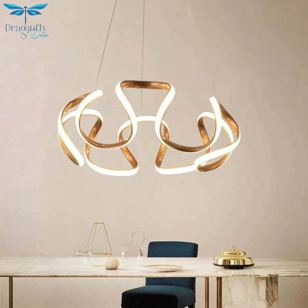 Glod Color New Design Modern Led Pendant Lights For Living Room Dining Kitchen Bar Home Lighting