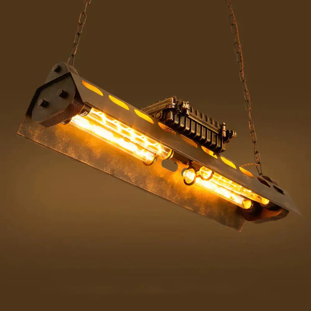 Gold Retro Industrial Chandelier Iron Lamps As Show / Led 20W Pendant