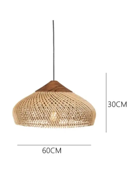 Hand - Woven Rattan Lamps For Dining Room Restaurant Kitchen Lighting Fixtures Loft Luminaries