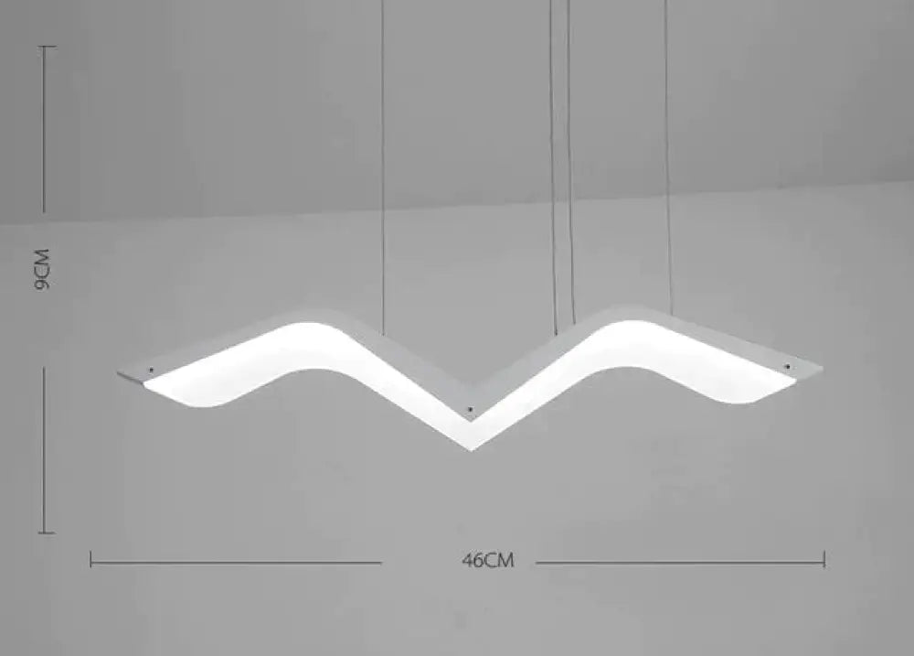 Hanging Deco Diy Modern Led Pendant Lights For Dining Room Kitchen 1 Heads L460Mm / Cool White No Rc