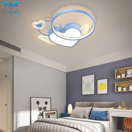Heart Shape Fixture Creative Led Bedroom Light Ceiling