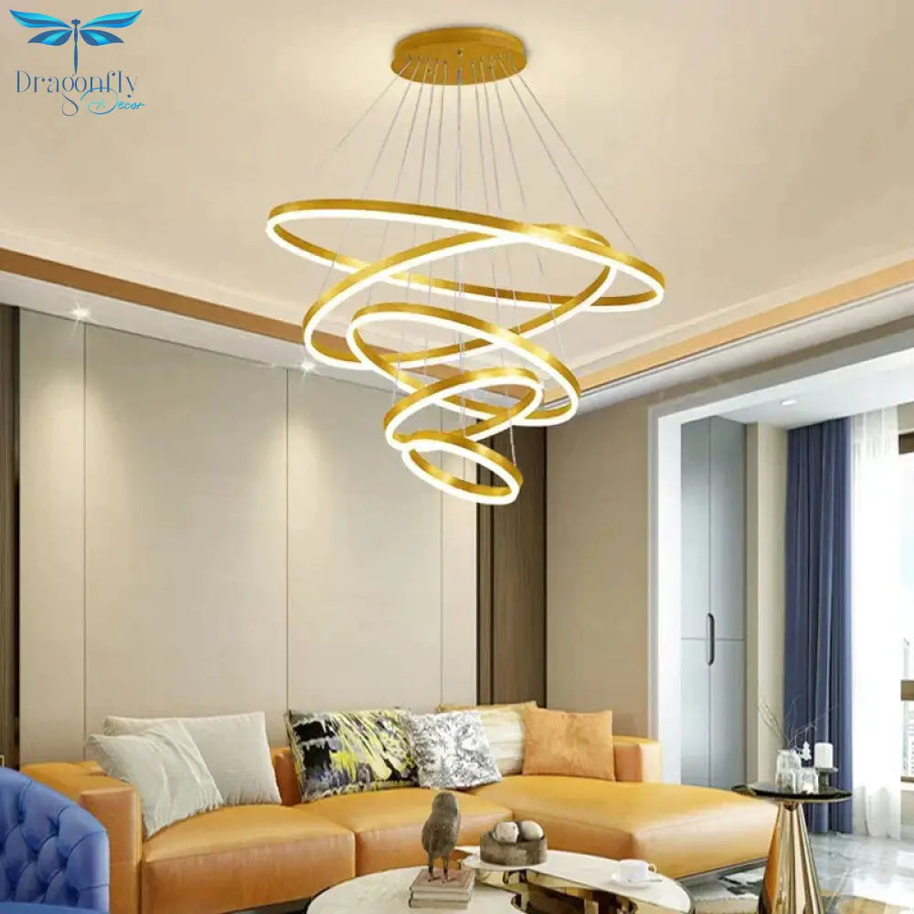 High Quatily Modern Led Pendant Light For Large Living Room Staircase Dining Kitchen Hotel Hanging