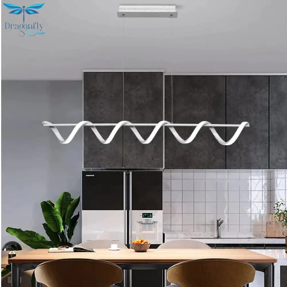 Home Modern Led Pendant Lights For Kitchen Dining Room Living Lamp Aluminum Simple Led Pedant