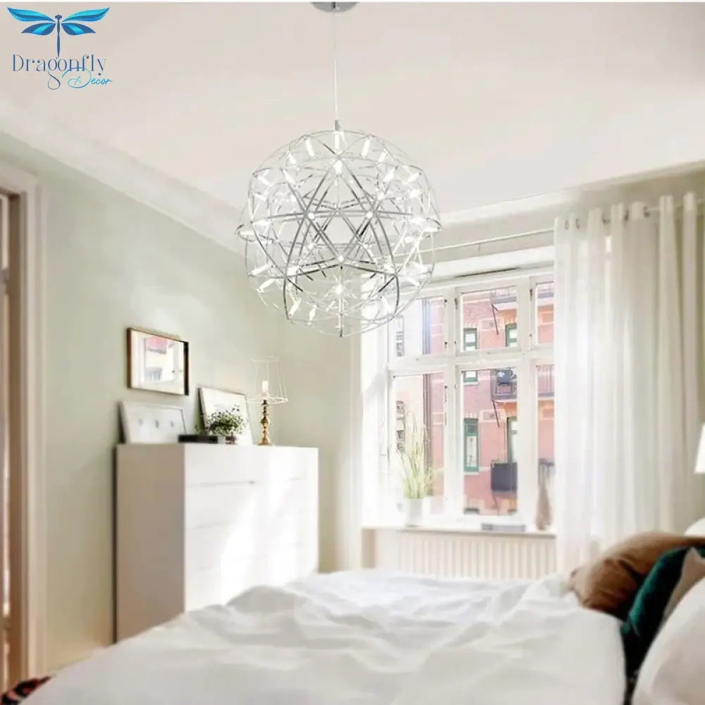 Industrial Loft Iron Ball Sparking Pendant Light Led G4 Modern Nordic Hanging Lamp For Living Room
