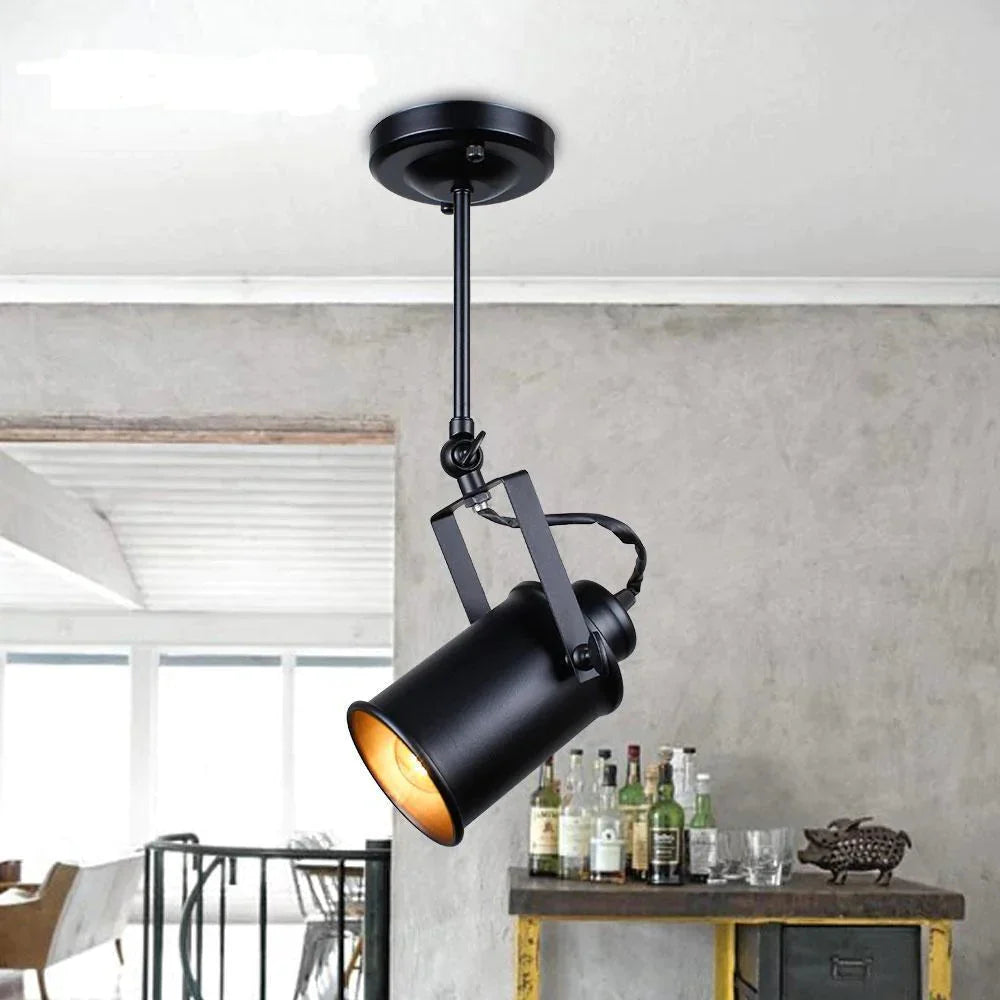 Industrial Pendant Light Vintage Loft Spotlights American Lamp Led Restaurant Cafe Bar Decoration