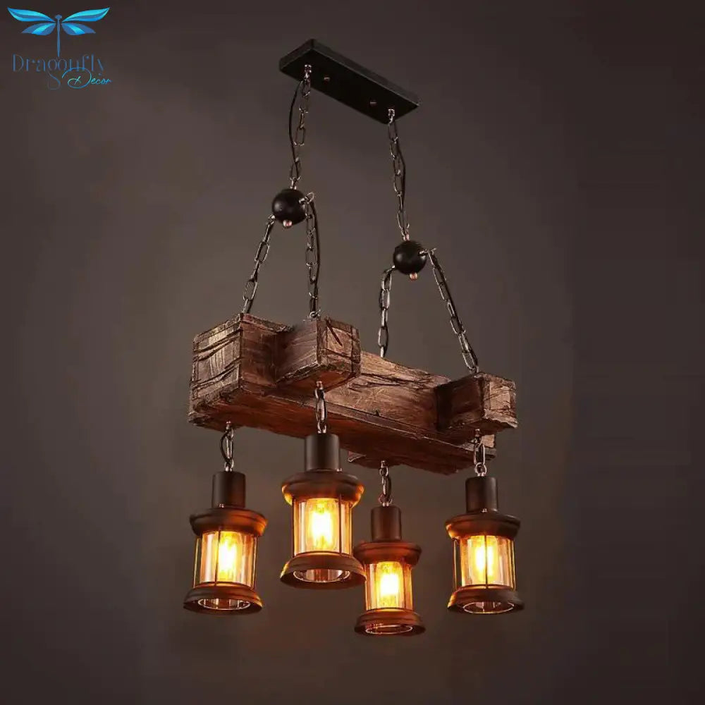 Industrial Style Country Restaurant Bar American Chandelier Pendant